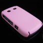 Back Cover Rubber Coating Hard Faceplate for BlackBerry Curve 8900 - Baby Pink
