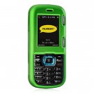 Hard Plastic Rubber Feel Cover Case for LG Rumor 2 LX265 - Green