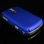 Back Cover Rubber Coating Hard Faceplate for BlackBerry Bold 9000 - Blue