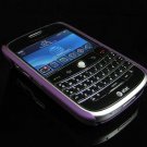 Back Cover Rubber Coating Hard Faceplate for BlackBerry Bold 9000 - Purple