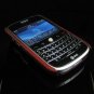 Back Cover Rubber Coating Hard Faceplate for BlackBerry Bold 9000 - Red