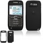 Hard Plastic Rubber Feel Cover Case for Nokia E71 - Black