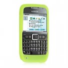 Soft Rubber Silicone Skin Cover Case for Nokia E71 - Green