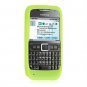 Soft Rubber Silicone Skin Cover Case for Nokia E71 - Green