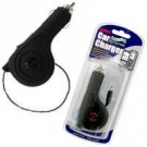 Rubberized Retractable Plug in Car Charger for Nokia E71