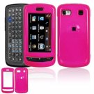 Hard Plastic Smooth Shield Cover Case for LG Xenon GR500 (AT&T) - Hot Pink