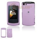Hard Plastic Rubber Feel Cover Case for Motorola Stature i9 - Light Purple