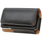 Horizontal Noble Case with Removable Spring Belt Clip For Blackberry Storm 9530 - Black