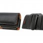 Horizontal Noble Case with Removable Spring Belt Clip For Blackberry Storm 9530 - Black