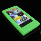 Soft Rubber Silicone Skin Cover Case for Samsung P3 - Green