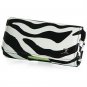 Horizontal Leather Safari Pouch Case Cover for Samsung Behold T919 - Black / White Zebra #2
