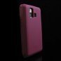 PREMIUM Soft Rubber Silicone Case for LG Dare - Burgundy