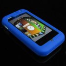 Soft Rubber Silicone Skin Cover Case for LG Arena KM900 - Blue