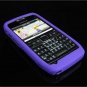 Soft Rubber Silicone Skin Cover Case for Nokia E71 - Purple Rain