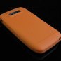 Premium Grip Soft Rubber Silicone Skin Cover Case for Nokia E71 - Orange
