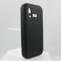 Soft Rubber Silicone Skin Cover Case for LG Arena KM900 - Black