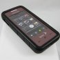 GeoDesign Soft Rubber Silicone Cover Case for Samsung Instinct M800 - Black Starry Night