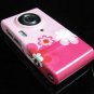 Hard Plastic Design Cover Case for Samsung Memoir T929 - Pink Flowers