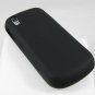 Soft Rubber Silicone Skin Cover Case for Samsung Instinct S30 - Black
