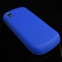 Soft Rubber Silicone Skin Cover Case for Samsung Instinct S30 - Blue
