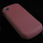 Soft Rubber Silicone Skin Cover Case for Samsung Instinct S30 - Burgundy