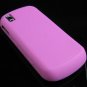 Soft Rubber Silicone Skin Cover Case for Samsung Instinct S30 - Hot Pink