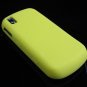 Soft Rubber Silicone Skin Cover Case for Samsung Instinct S30 - Yellow