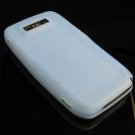 Soft Ribbed Silicone Skin Cover Case for Nokia E71 / E71x (AT&T) - Baby Blue