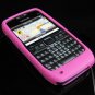 Soft Ribbed Silicone Skin Cover Case for Nokia E71 / E71x (AT&T) - Hot Pink
