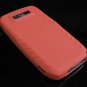 Soft Ribbed Silicone Skin Cover Case for Nokia E71 / E71x (AT&T) - Red