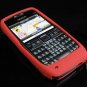 Soft Ribbed Silicone Skin Cover Case for Nokia E71 / E71x (AT&T) - Red