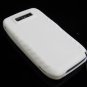 Soft Ribbed Silicone Skin Cover Case for Nokia E71 / E71x (AT&T) - White