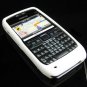 Soft Ribbed Silicone Skin Cover Case for Nokia E71 / E71x (AT&T) - White