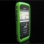Soft Rubber Silicone Skin Cover Case for Nokia E71 - Lime Green