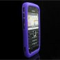 Soft Rubber Silicone Skin Cover Case for Nokia E71 - Purple Rain
