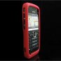Soft Rubber Silicone Skin Cover Case for Nokia E71 - Ruby Red