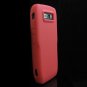 Soft Rubber Silicone Skin Cover Case for Nokia E71 - Ruby Red
