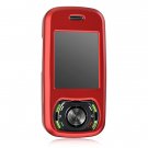 Hard Plastic Shield Cover Case for Pantech Matrix C740 - Red