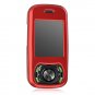 Hard Plastic Shield Cover Case for Pantech Matrix C740 - Red