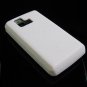 PREMIUM Matte Finish Textured Soft Rubber Silicone Case for LG Dare - Pink
