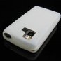 PREMIUM Matte Finish Textured Soft Rubber Silicone Case for LG Dare - Clear