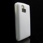 PREMIUM Matte Finish Textured Soft Rubber Silicone Case for LG Dare - Clear