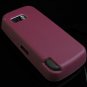 Soft Rubber Silicone Skin Cover Case for Nokia 5800 XpressMusic - Burgundy