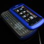 Hard Plastic Full View Rubber Feel Cover Case for LG Xenon GR500 (AT&T) - Blue