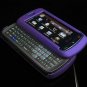 Hard Plastic Full View Rubber Feel Cover Case for LG Xenon GR500 (AT&T) - Purple