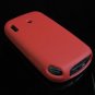 Full View Soft Silicone Skin Case for Palm Treo Pro 850 - Red