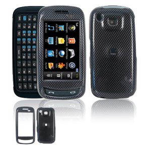 Hard Plastic Design Cover Case for Samsung Impression A877 (AT&T) - Carbon Fiber