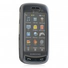 Hard Plastic Frost Cover Case for Samsung Impression A877 (AT&T) - Smoke