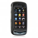 Hard Plastic Rubber Feel Cover Case for Samsung Impression A877 (AT&T) - Black