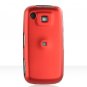 Hard Plastic Rubber Feel Cover Case for Samsung Impression A877 (AT&T) - Red